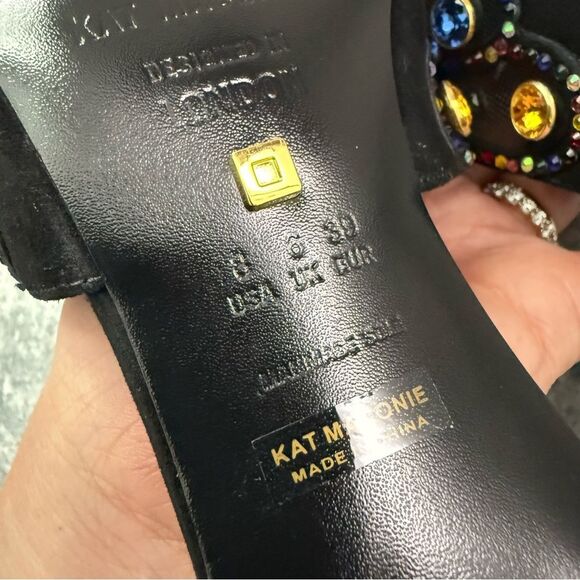 Kat Maconie Faye Crystal Butterfly Pointed Toe Mule 39 - Picture 7 of 7